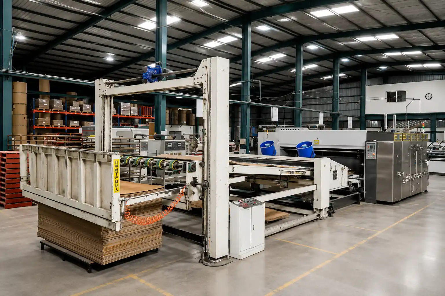 Large Lead Edge Printer Slotter Die Cutter
