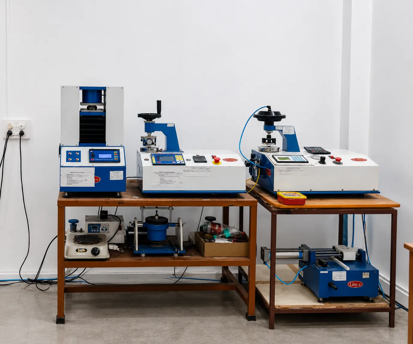 Compression and quality testing equipment