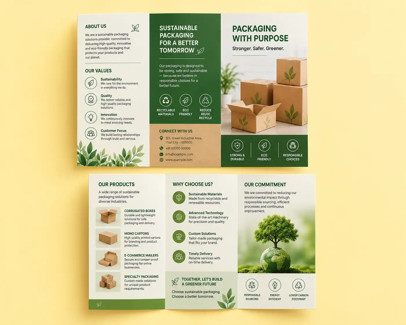 Informational Leaflets manufactured by Dolly Paper Packaging in Pune